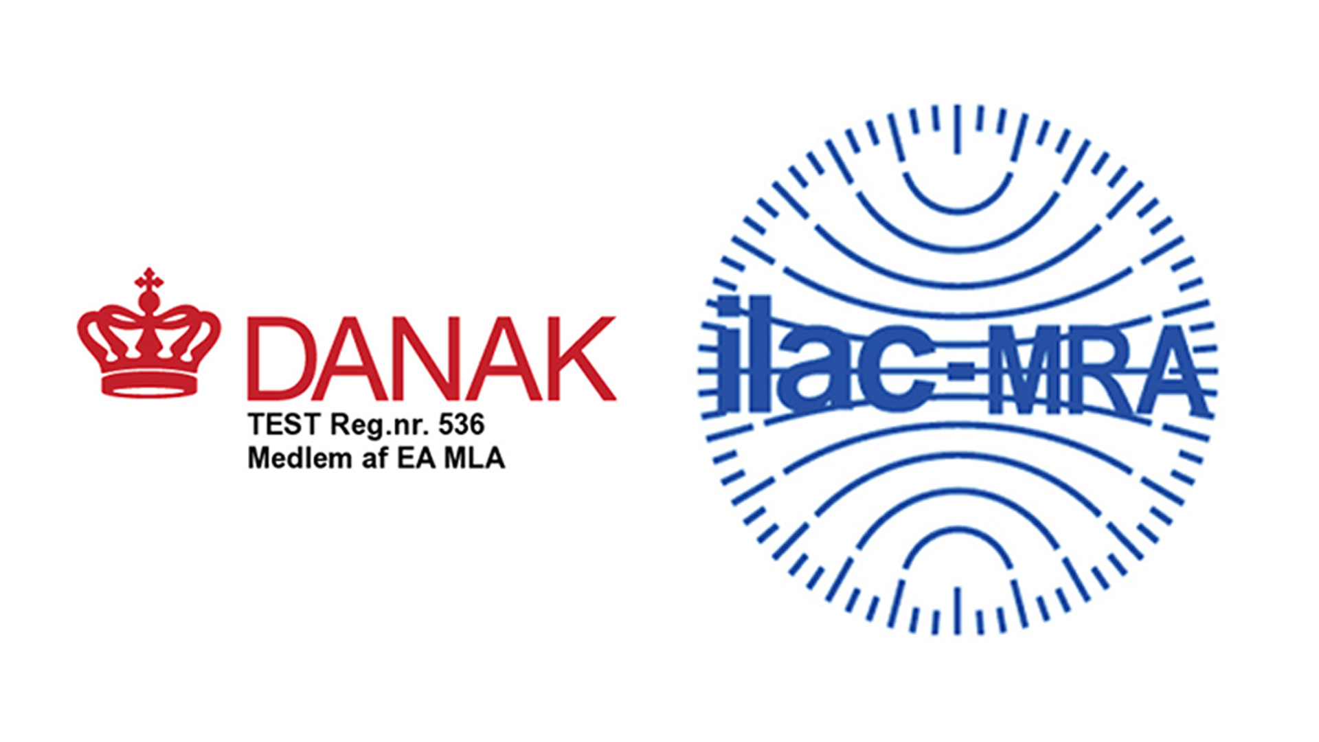 DANAK og ilac MRA logos DANAK og ilac MRA logos